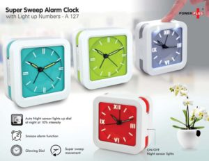 A127 – Super Sweep alarm clock with Light up numbers