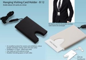 B12 – Hanging Visiting card holder