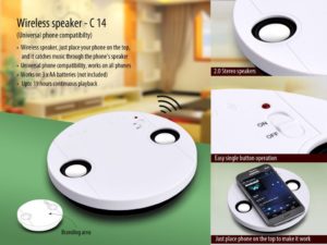 C14 – Wireless speaker (No connection required)