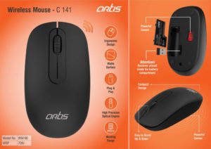 C141 – Artis Wireless mouse (WM60) (MRP 799)
