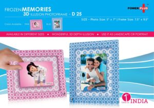 D25 – Frozen memories – 3D photo frame (5 x 7)