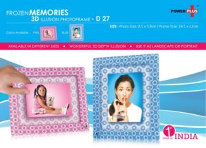 D27 – Frozen memories – 3D photo frame (3 x 4)
