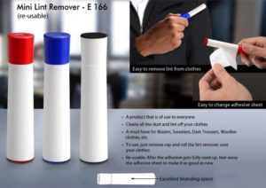 E166 – Mini Lint remover (re-usable)