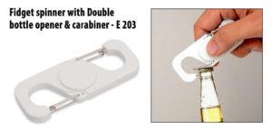 E203 – Fidget spinner with Double bottle opener
