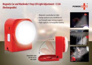 E226 – Magnetic Car and wardrode 3 step LED light (rechargeable)