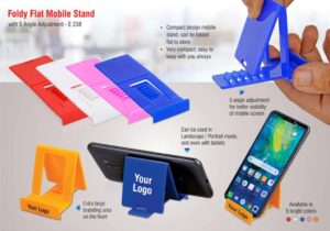 E238 – FoldyFlat mobile stand with 5 angle adjustment