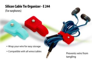 E244 – Cable tie organizer (silicon)