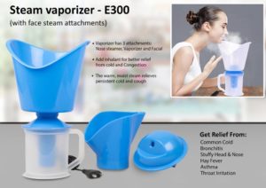 E300 – Steam vaporizer with face steam attachments