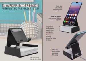 E321 – Metal mobile stand with Writing pad holder | 200 writing sheets