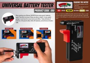 E60 – Power Plus universal battery tester