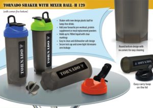 H129 – Tornado shaker with mixer ball (with box)