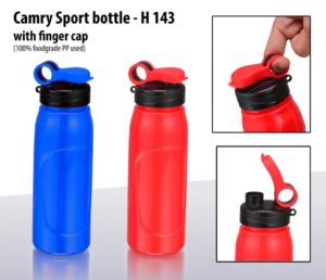 H143 – Camry Sport water bottle with finger cap