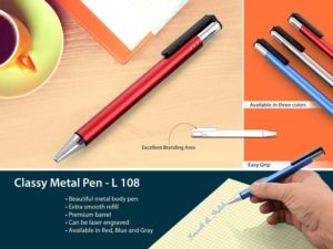 L108 – Classy Metal Pen