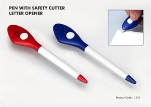 L121 – Pen with Safety Cutter / Letter opener