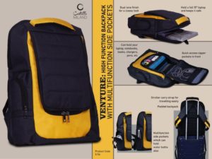 S54 – Venture: High function backpack with multifunction side pockets